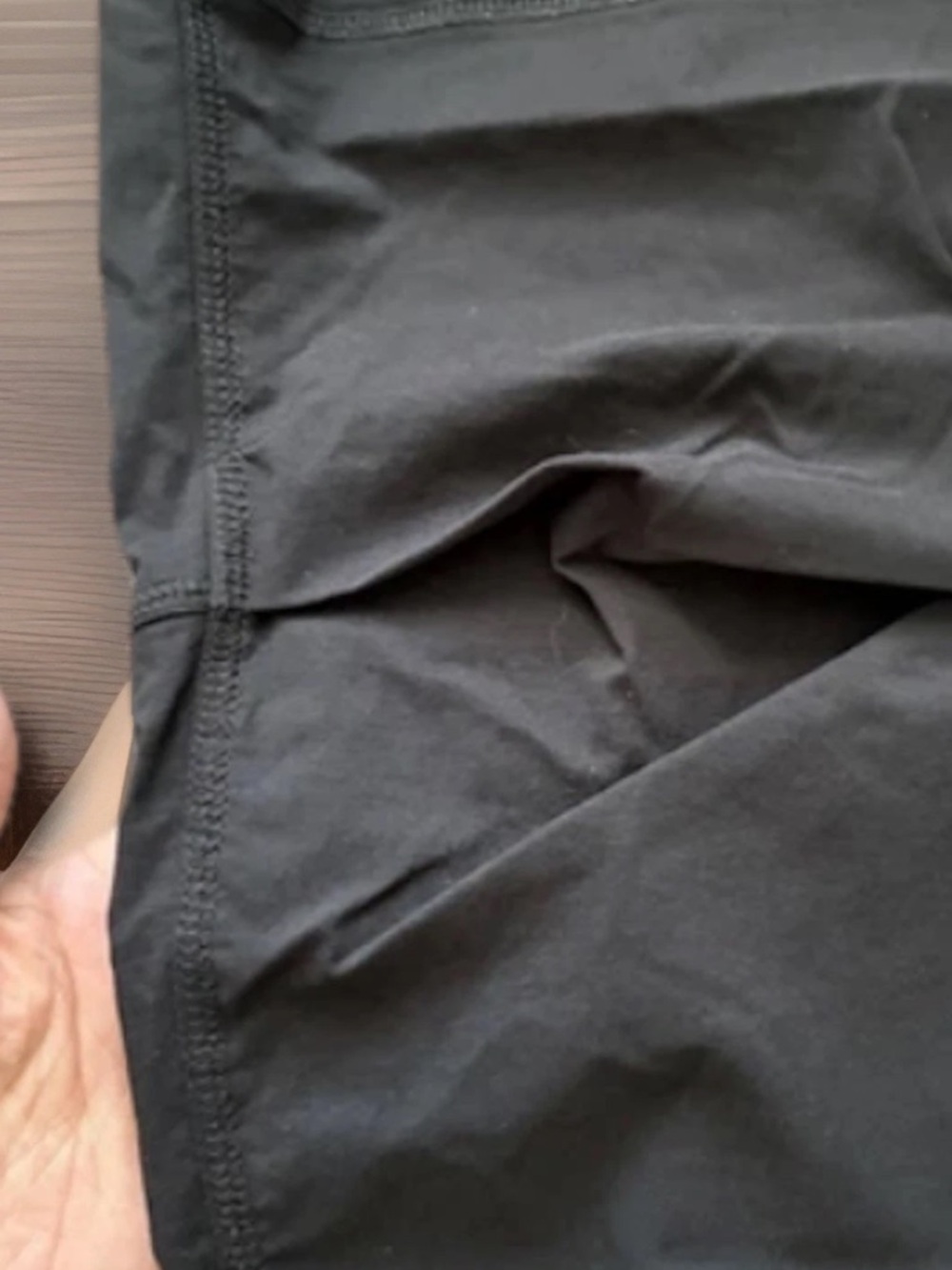 NIKE Pants Mens Small Black Tech Drawcord Waist Zipper Pockets Lightweight Track - Picture 9 of 14